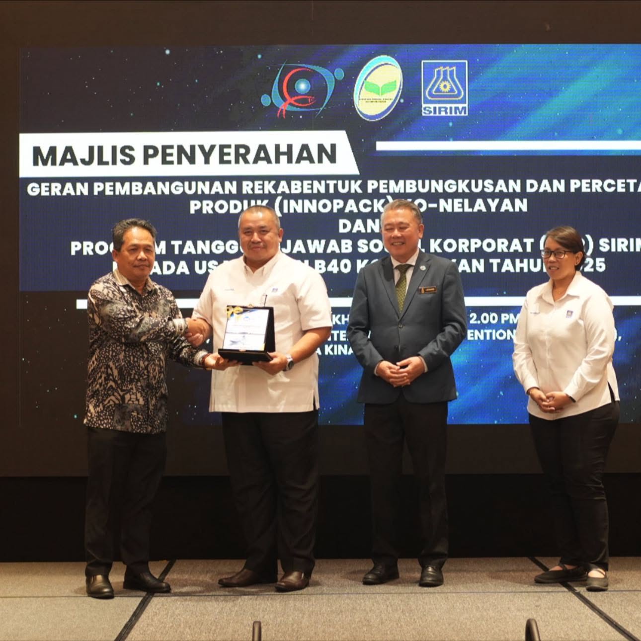 Majlis Penyerahan Geran INNOPACK Ko-Nelayan dan Program CSR SIRIM
